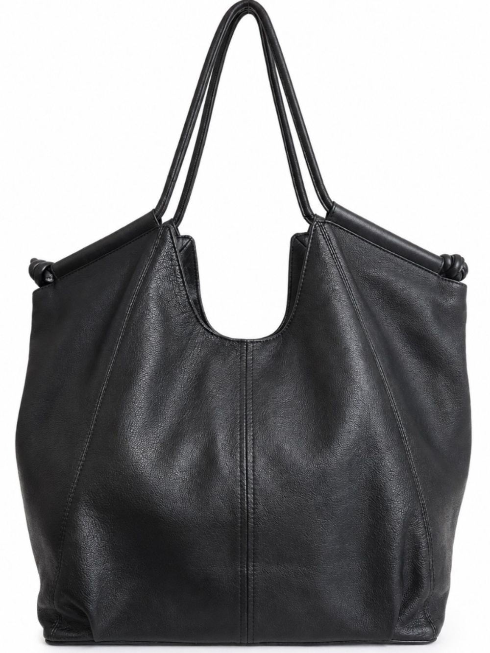 LUCKY Black Leather Tala Tote EUC